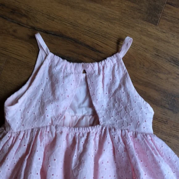 Shabby Chic Pink eyelet lined dress size 4 - Picture 4 of 4